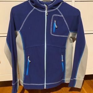 Blue, Girls, REI fleece zip up